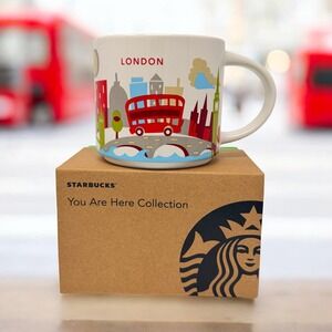 BNIB Starbucks Coffee Mug London You Are Here Collection 14oz 2026